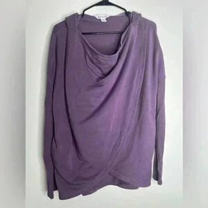 Athleta Purana Wrap Hooded Sweatshirt Size Small